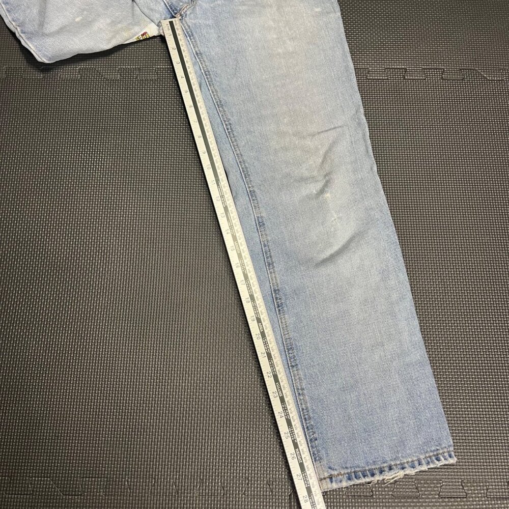 Ralph Lauren Polo Jeans Co. Distressed Light Wash Denim Mens 30x32 Relaxed Fit V - Picture 4 of 5